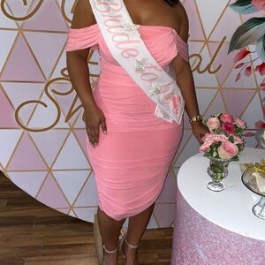 Fashion Nova Pink Bride-to-Be Sash